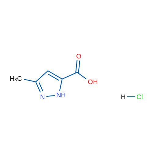 3-Methyl-1H-pyrazole-5-carboxylic acid hydrochloride 5g