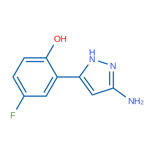 2-(3-Amino-1H-pyrazol-5-yl)-4-fluorophenol 1g