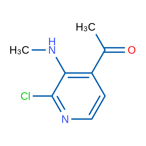 1-(2-Chloro-3-(methylamino)pyridin-4-yl)ethanone 1g
