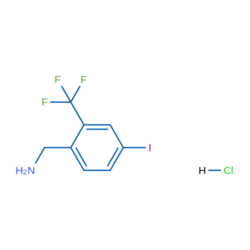 4-Iodo-2-(trifluoromethyl)benzylamine hydrochloride 1g