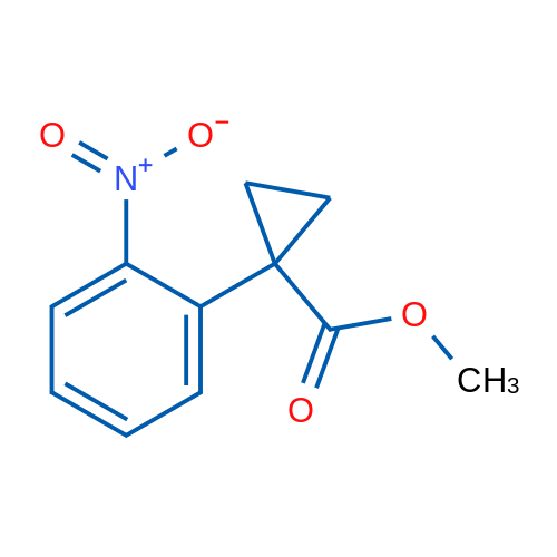 Methyl 1-(2-nitrophenyl)cyclopropanecarboxylate 5g