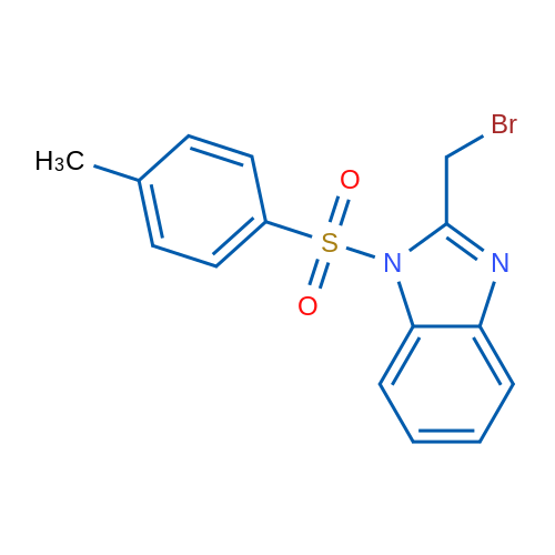 2-(Bromomethyl)-1-tosyl-1H-benzo[d]imidazole 1g