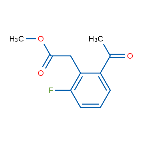 Methyl 2-(2-acetyl-6-fluorophenyl)acetate 1g