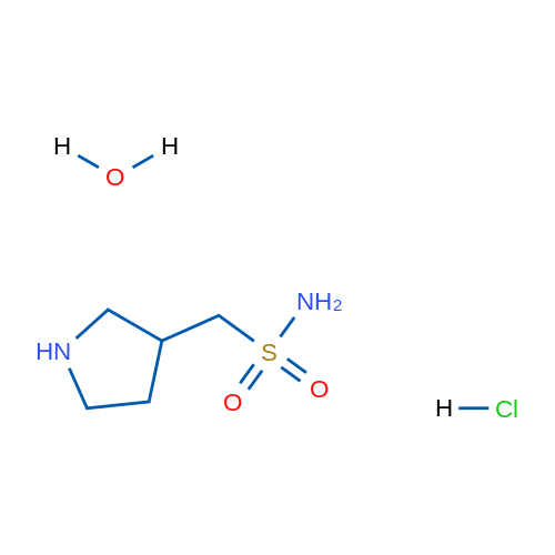 Pyrrolidin-3-ylmethanesulfonamide hydrochloride hydrate 5g