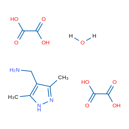 (3,5-Dimethyl-1H-pyrazol-4-yl)methanamine dioxalate hydrate 5g