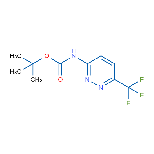 tert-Butyl (6-(trifluoromethyl)pyridazin-3-yl)carbamate 1g