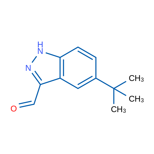 5-(tert-Butyl)-1H-indazole-3-carbaldehyde 1g