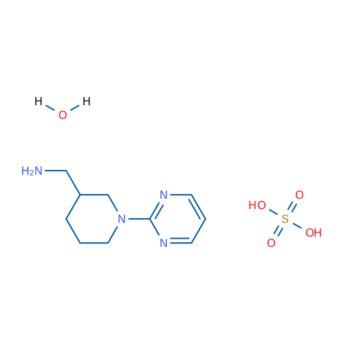 (1-(Pyrimidin-2-yl)piperidin-3-yl)methanamine sulfate hydrate 1g
