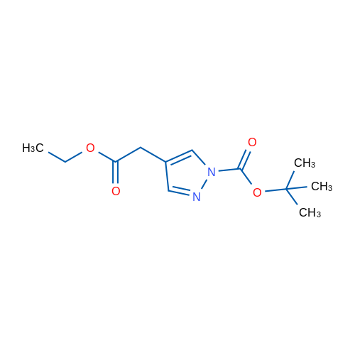 tert-Butyl 4-(2-ethoxy-2-oxoethyl)-1H-pyrazole-1-carboxylate 1g