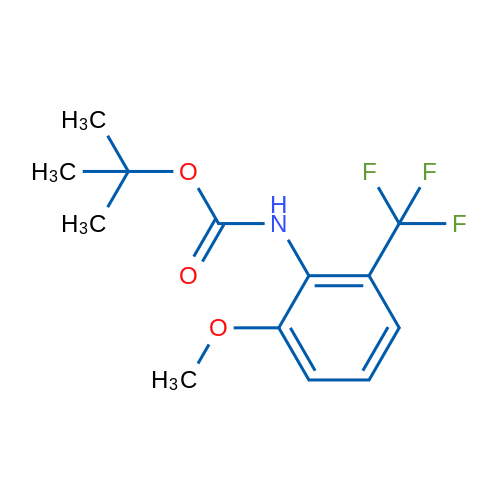 tert-Butyl (2-methoxy-6-(trifluoromethyl)phenyl)carbamate 1g