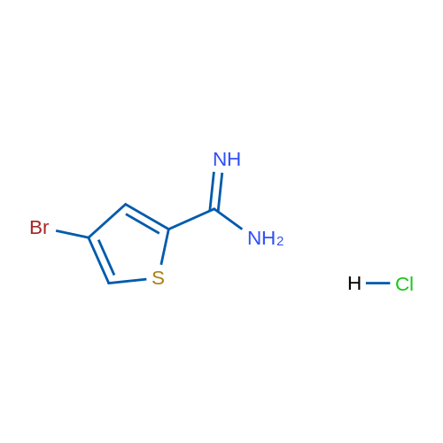 4-Bromothiophene-2-carboximidamide hydrochloride 1g