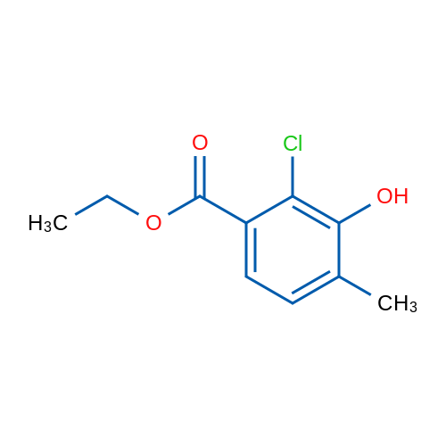 Ethyl 2-chloro-3-hydroxy-4-methylbenzoate 1g