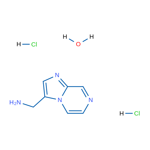 Imidazo[1,2-a]pyrazin-3-ylmethanamine dihydrochloride hydrate 5g