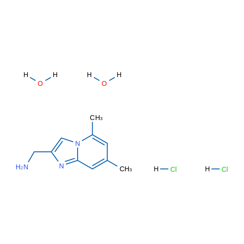 (5,7-Dimethylimidazo[1,2-a]pyridin-2-yl)methanamine dihydrochloride dihydrate 5g