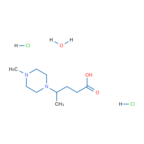 4-(4-Methylpiperazin-1-yl)pentanoic acid dihydrochloride hydrate 5g
