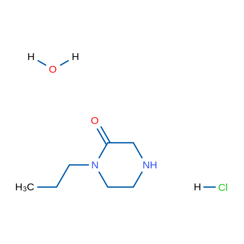 1-Propylpiperazin-2-one hydrochloride hydrate 1g