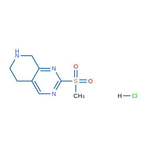 2-(Methylsulfonyl)-5,6,7,8-tetrahydropyrido[3,4-d]pyrimidine hydrochloride 1g