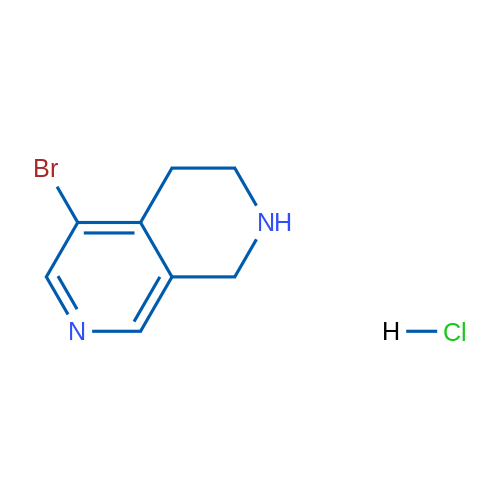 5-Bromo-1,2,3,4-tetrahydro-2,7-naphthyridine hydrochloride 1g
