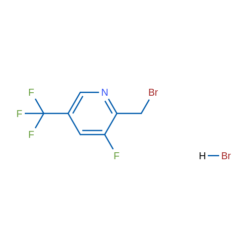 2-(Bromomethyl)-3-fluoro-5-(trifluoromethyl)pyridine hydrobromide 1g