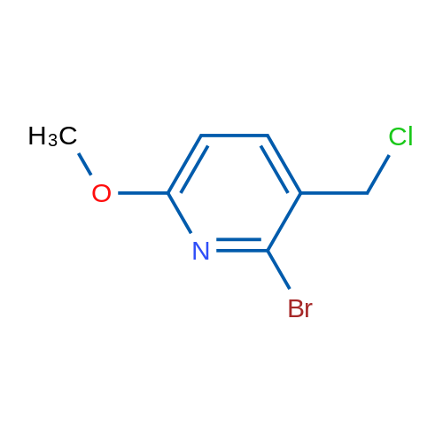 2-Bromo-3-(chloromethyl)-6-methoxypyridine 1g