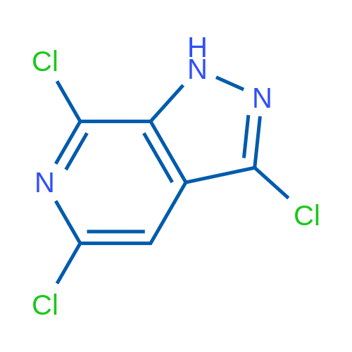 3,5,7-Trichloro-1H-pyrazolo[3,4-c]pyridine 1g
