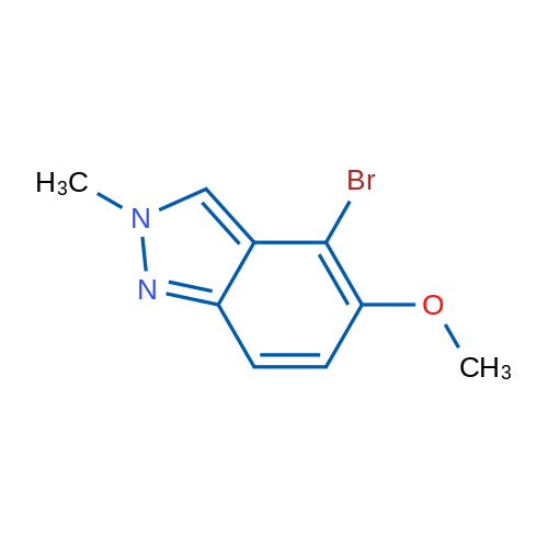 4-Bromo-5-methoxy-2-methyl-2H-indazole 1g
