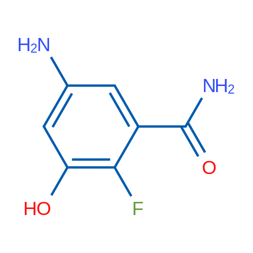 5-amino-2-fluoro-3-hydroxybenzamide 1g