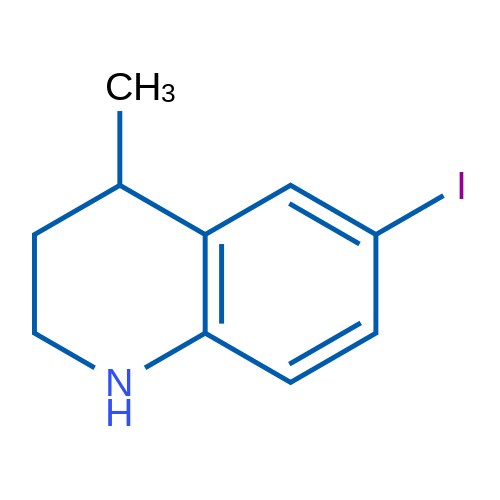 6-Iodo-4-methyl-1,2,3,4-tetrahydroquinoline 1g