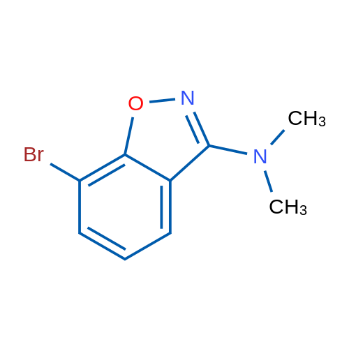7-Bromo-N,N-dimethylbenzo[d]isoxazol-3-amine 1g