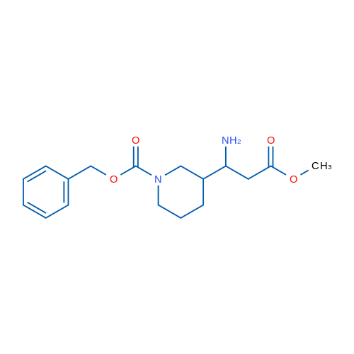 Benzyl 3-(1-amino-3-methoxy-3-oxopropyl)piperidine-1-carboxylate 1g
