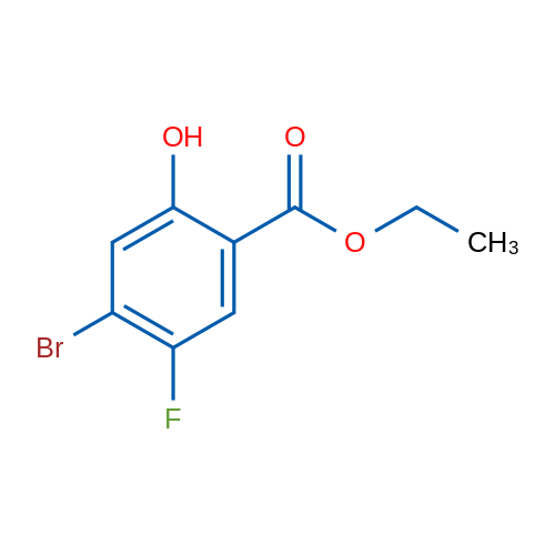 Ethyl 4-bromo-5-fluoro-2-hydroxybenzoate 1g