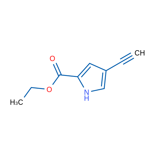 Ethyl 4-ethynyl-1H-pyrrole-2-carboxylate 1g