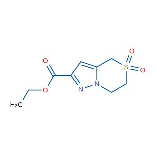Ethyl 6,7-dihydro-4H-pyrazolo[5,1-c][1,4]thiazine-2-carboxylate 5,5-dioxide 1g