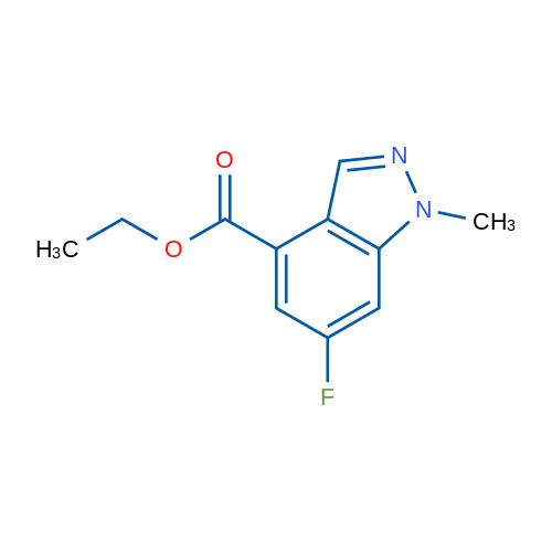 Ethyl 6-fluoro-1-methyl-1H-indazole-4-carboxylate 1g
