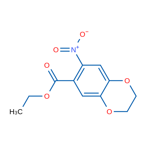 Ethyl 7-nitro-2,3-dihydrobenzo[b][1,4]dioxine-6-carboxylate 1g