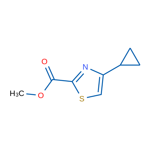 Methyl 4-cyclopropylthiazole-2-carboxylate 5g