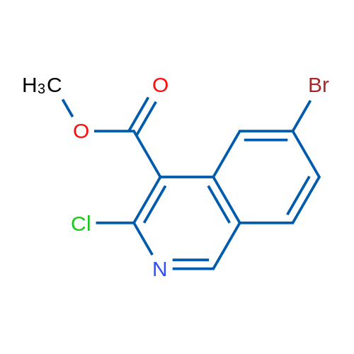 Methyl 6-bromo-3-chloroisoquinoline-4-carboxylate 1g