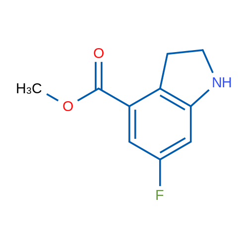 Methyl 6-fluoroindoline-4-carboxylate 1g