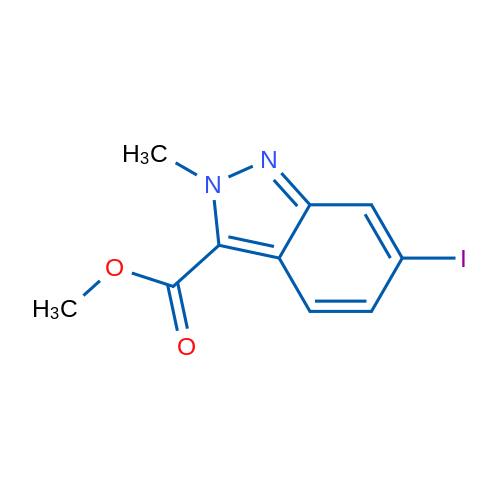 Methyl 6-iodo-2-methyl-2H-indazole-3-carboxylate 1g