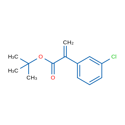 tert-Butyl 2-(3-chlorophenyl)acrylate 1g
