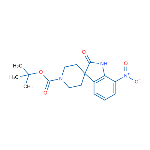 tert-Butyl 7-nitro-2-oxospiro[indoline-3,4'-piperidine]-1'-carboxylate 1g
