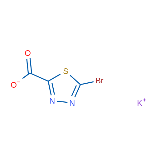 Potassium 5-bromo-1,3,4-thiadiazole-2-carboxylate 1g