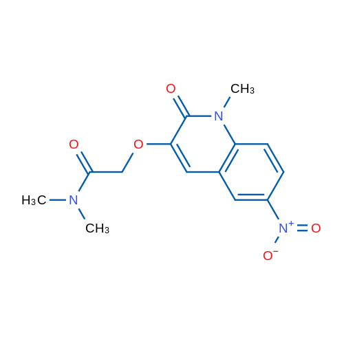 N,N-Dimethyl-2-((1-methyl-6-nitro-2-oxo-1,2-dihydroquinolin-3-yl)oxy)acetamide 1g