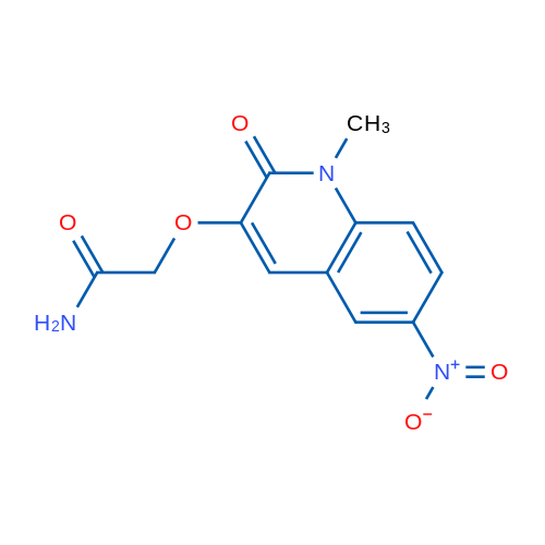 2-((1-Methyl-6-nitro-2-oxo-1,2-dihydroquinolin-3-yl)oxy)acetamide 1g