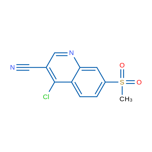 4-Chloro-7-(methylsulfonyl)quinoline-3-carbonitrile 1g