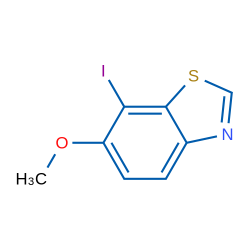 7-Iodo-6-methoxybenzo[d]thiazole 1g