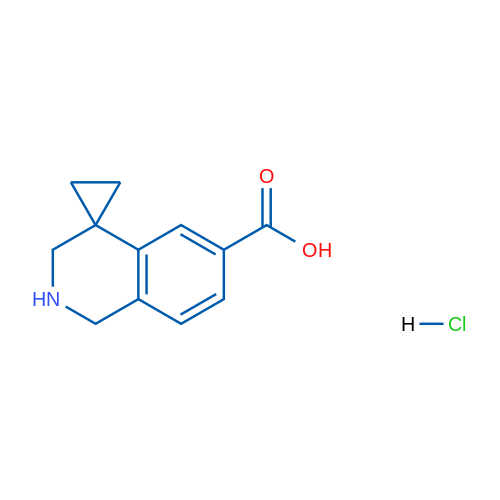 2',3'-Dihydro-1'H-spiro[cyclopropane-1,4'-isoquinoline]-6'-carboxylic acid hydrochloride 1g