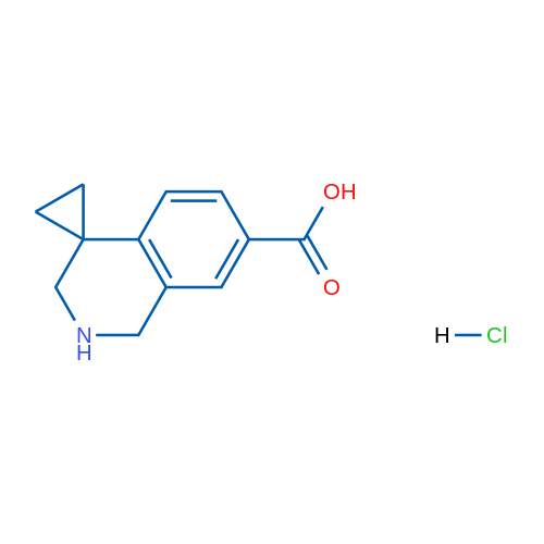 2',3'-Dihydro-1'H-spiro[cyclopropane-1,4'-isoquinoline]-7'-carboxylic acid hydrochloride 1g