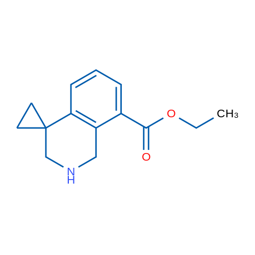 Ethyl 2',3'-dihydro-1'H-spiro[cyclopropane-1,4'-isoquinoline]-8'-carboxylate 1g