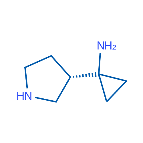 (S)-1-(Pyrrolidin-3-yl)cyclopropan-1-amine 1g